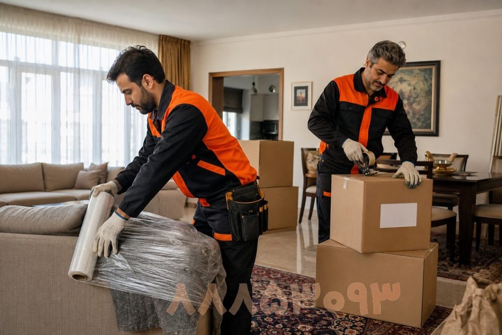 بسته بندی اثاث